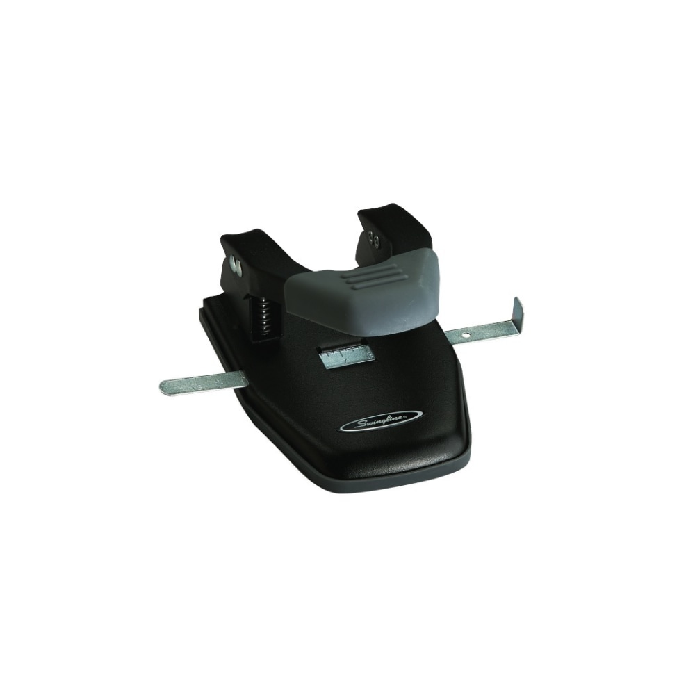 Swingline Comfort Handle 2-Hole Punch, Black/Gray MPN:A7074050