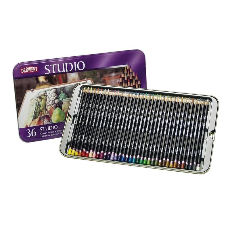 Derwent Studio Pencil Set, Assorted Colors, Set Of 36 Pencils MPN:32198