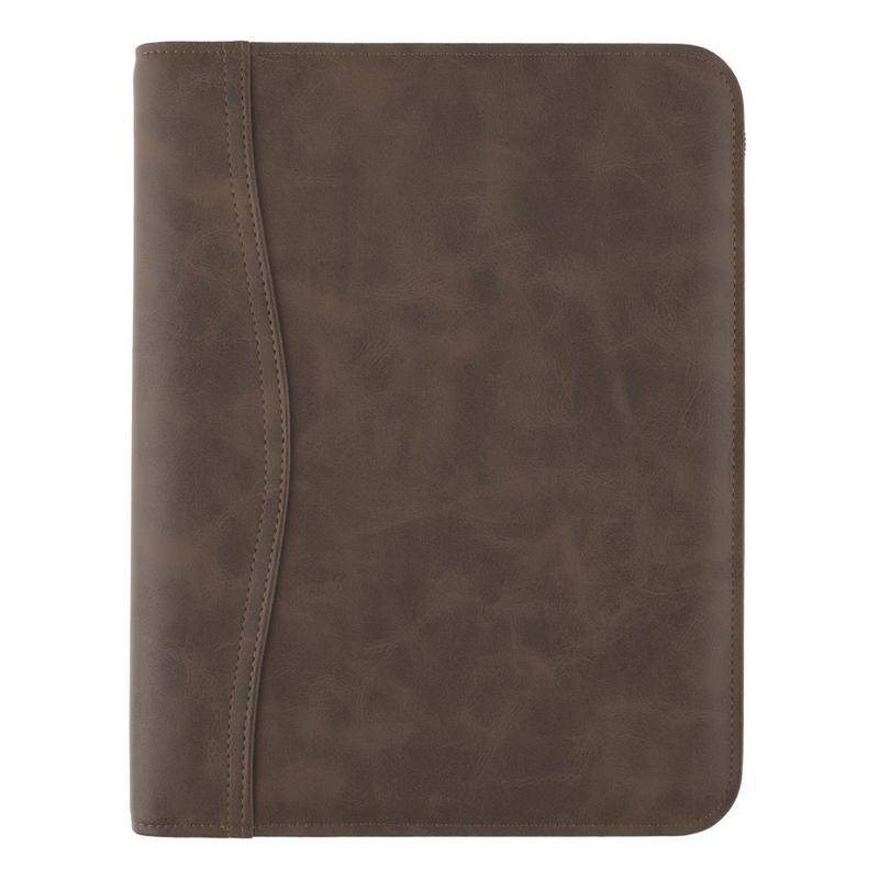 At-A-Glance Simulated Leather Appointment Planner Starter Set, 8-1/2in x 5-1/2in, Distressed Brown, Undated MPN:031-0140-04