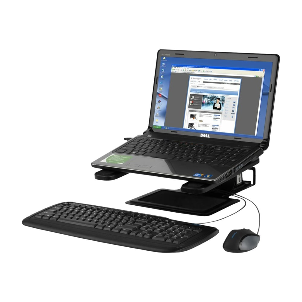 Kensington Adjustable Laptop Stand - Metal - Black MPN:K60726WW