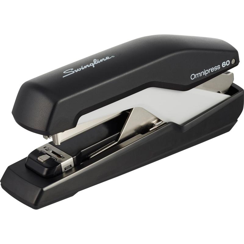 Swingline Omnipress 60 Stapler, 60 Sheets Capacity, Black, Gray MPN:5000590