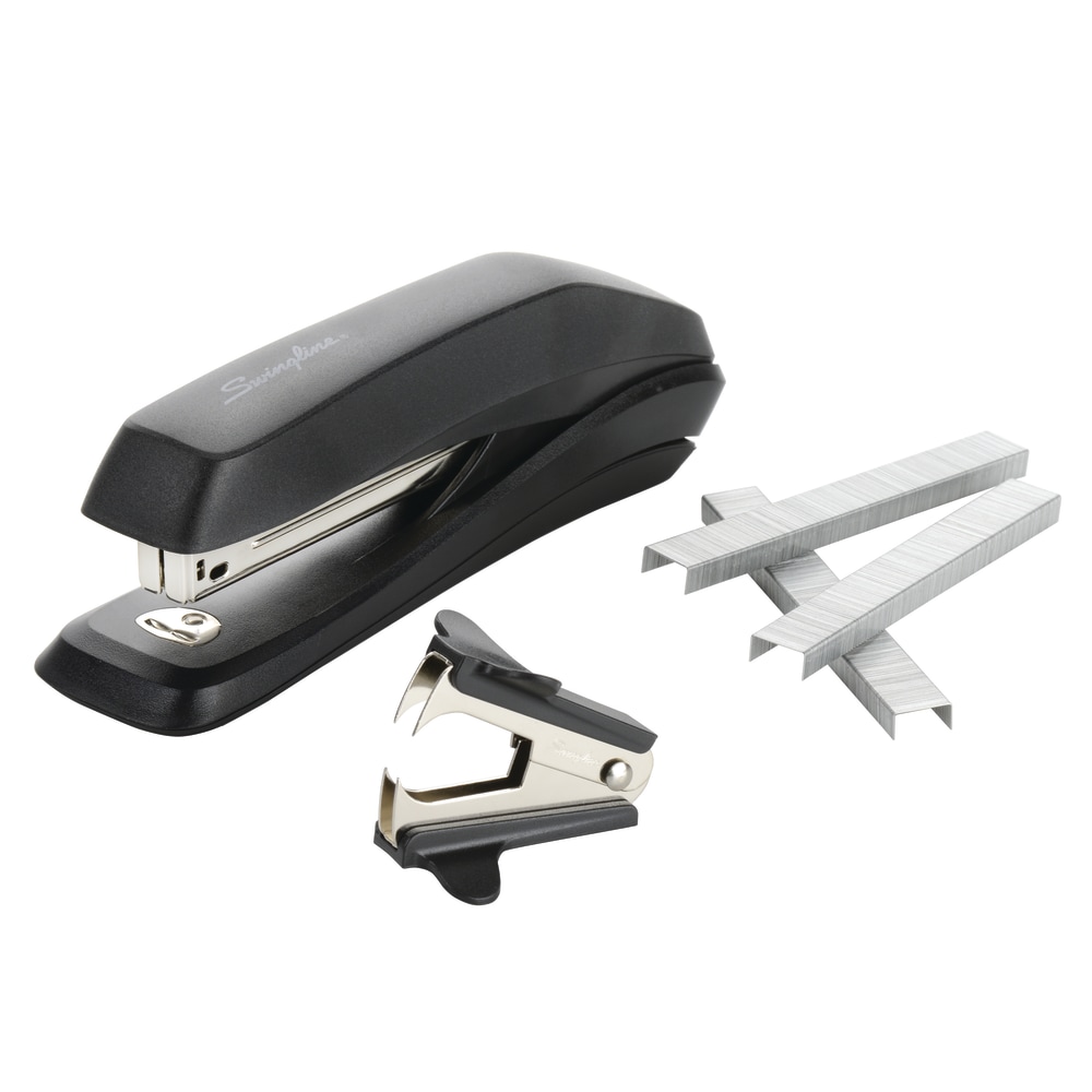 Swingline Standard Stapler Value Pack, 20 Sheets, Black, Premium Staples & Remover Included MPN:54551