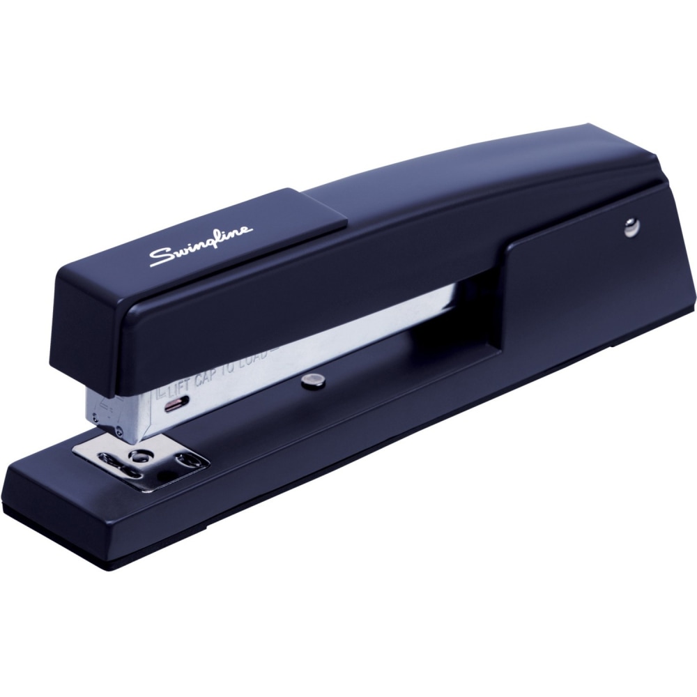 Swingline 747 Classic Stapler, 20 Sheets, Royal Blue - 20 Sheets Capacity - 210 Staple Capacity - Full Strip - 1/4in Staple Size - Royal Blue MPN:S7074724