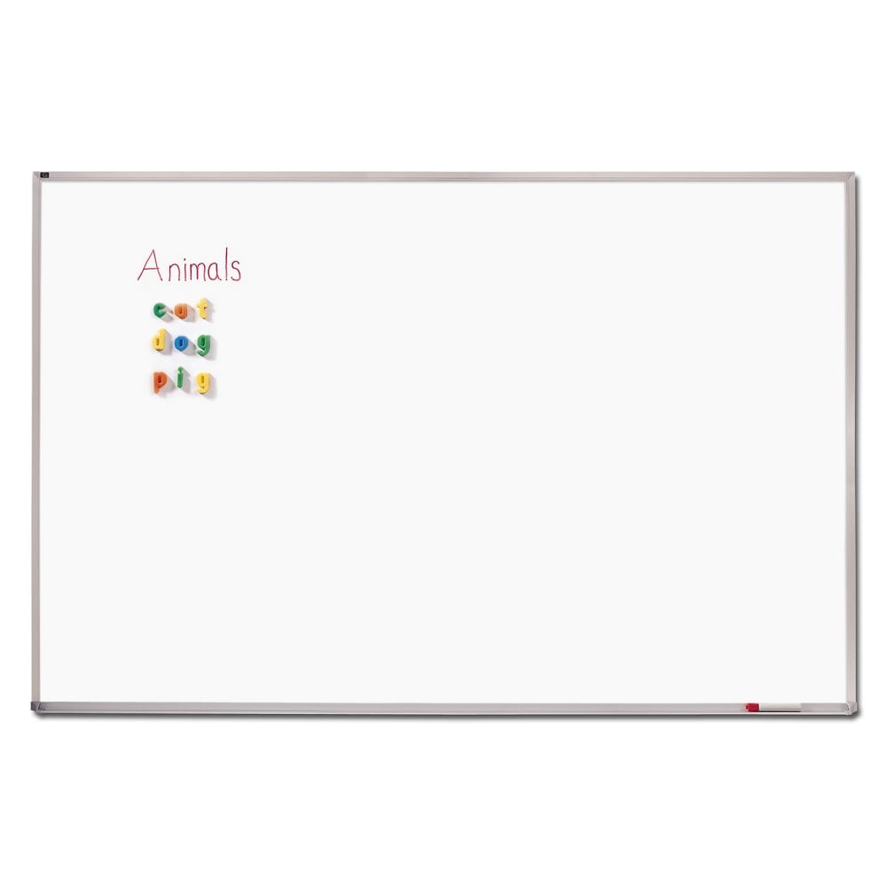 Quartet DuraMax Magnetic Dry-Erase Whiteboard, 96in x 48in, Aluminum Frame With Silver Finish MPN:PPA408