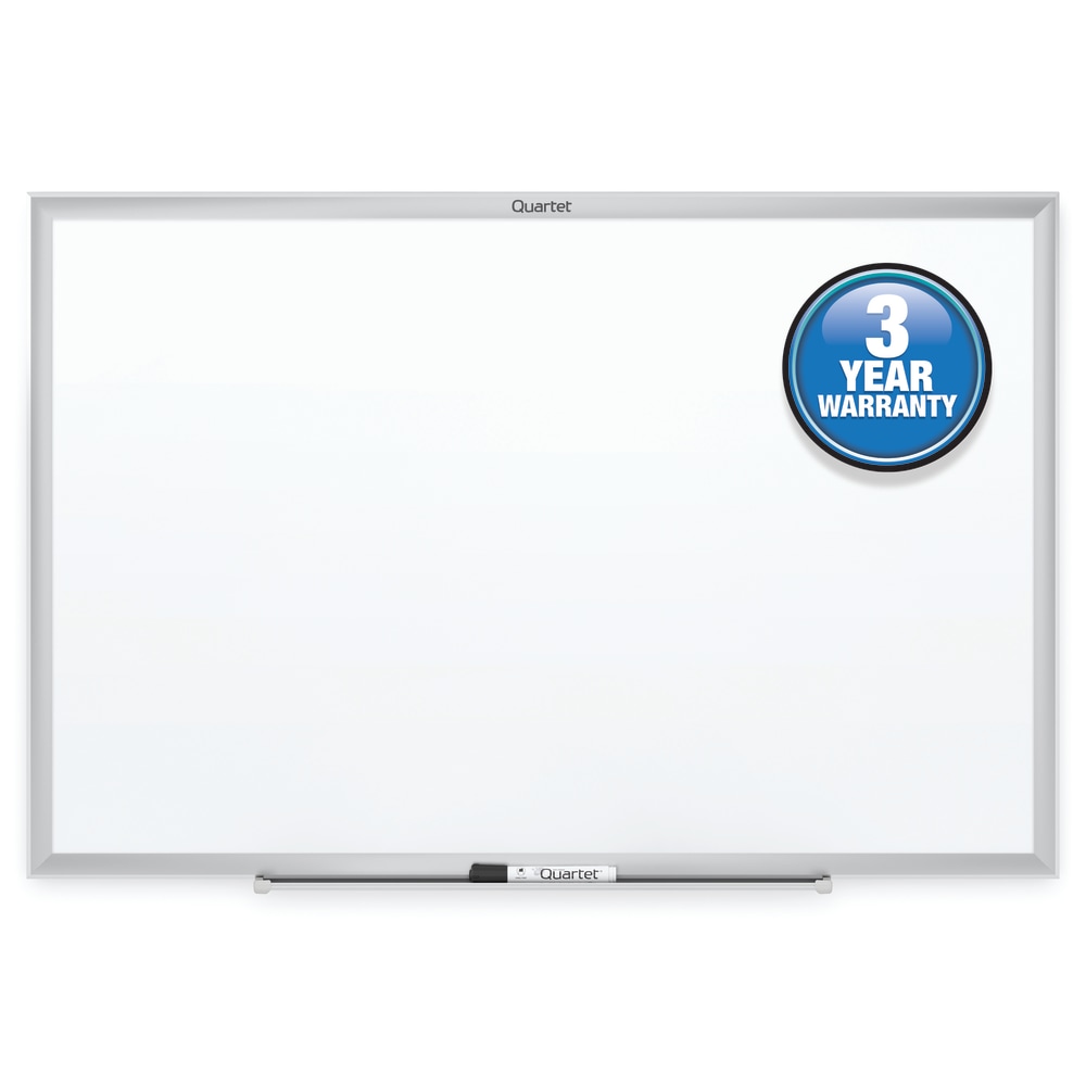 Quartet Classic Total Erase Melamine Dry-Erase Whiteboard, 18in x 24in, Aluminum Frame With Silver Finish MPN:S531