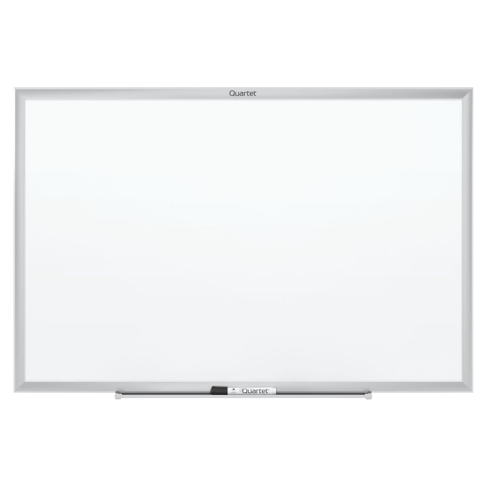 Quartet Classic Magnetic Dry-Erase Whiteboard, 96in x 48in, Aluminum Frame With Silver Finish MPN:SM538