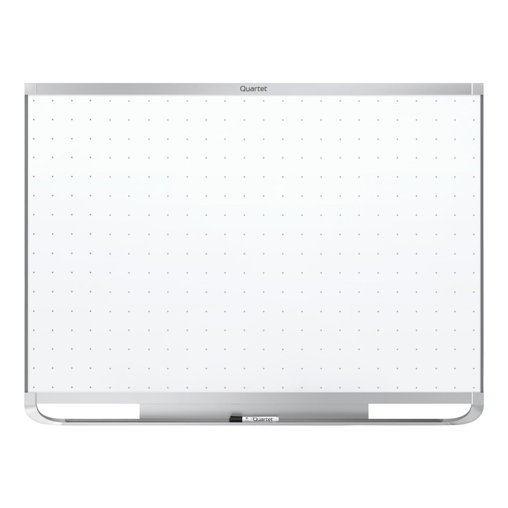 Quartet Prestige 2 Magnetic Total Erase Dry-Erase Whiteboard, 48in x 72in, Aluminum Frame With Silver Finish MPN:TEM547A