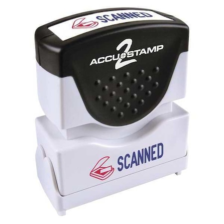 Accustamp2, 2-Color Scanned, Red/Blue MPN:035606