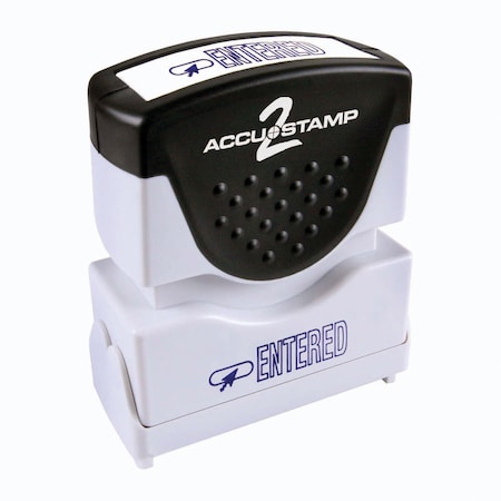 Message Stamp, Entered, Blue Ink MPN:035614