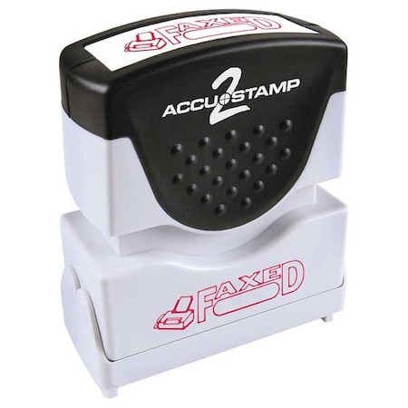 Microban Message Stamp, Faxed, 3/16