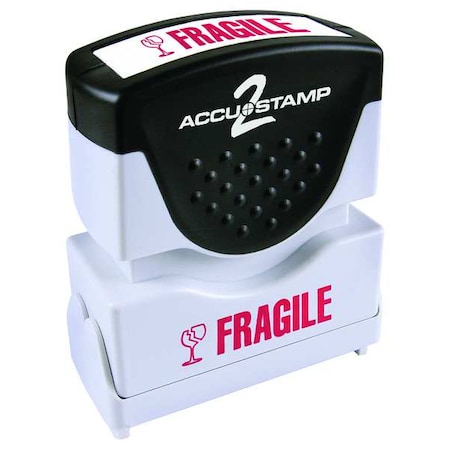 Microban Message Stamp, Fragile, 3/8