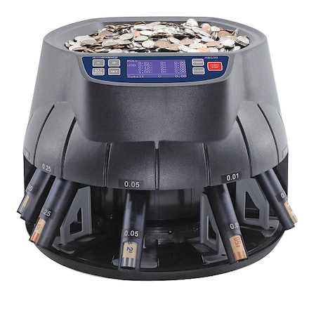 CoinCounter, Gray, 11-1/8 in H, 14-3/16in W MPN:AB510