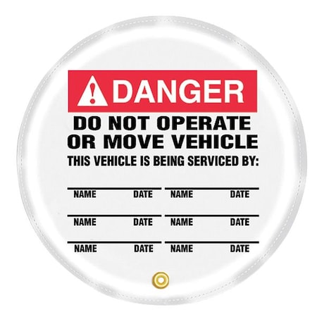 Steering Wheel Cover, Do Not Operate, 24 MPN:KDD731