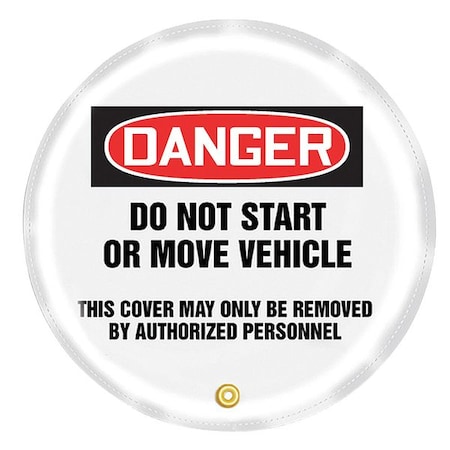 Steering Wheel Cover, Do Not Start, 20 In. MPN:KDD822