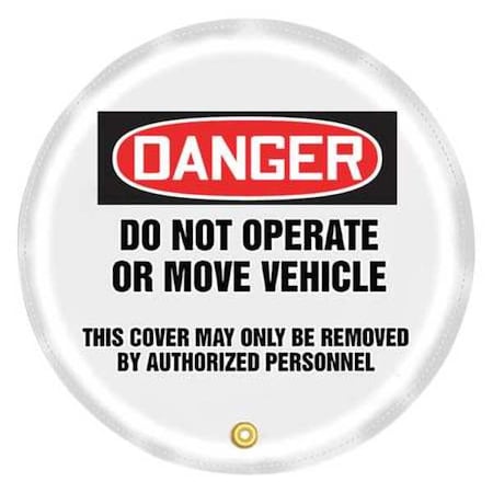 Steering Wheel Cover, Do Not Operate, 20 MPN:KDD824