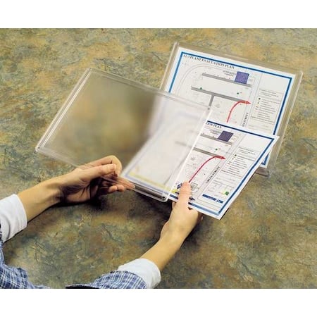 Sign Holder, Clear, 9 5/8