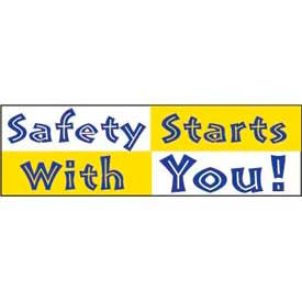 Banner Safety Starts With You 3ft x 10ft BT23