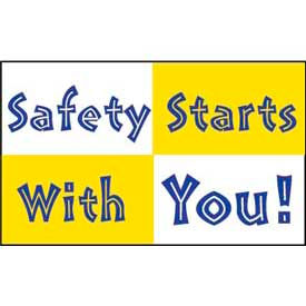 Banner Safety Starts With You 3ft x 5ft BT523
