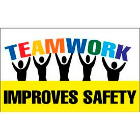 Banner Teamwork Improves Safety 3ft x 5ft BT532