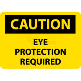 NMC C485RB OSHA Sign Caution Eye Protection Required 10