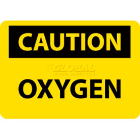 NMC C575PB OSHA Sign Caution Oxygen 10