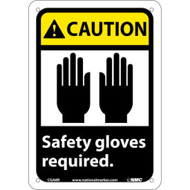 Graphic Signs - Caution Safety Gloves Required - Plastic 7