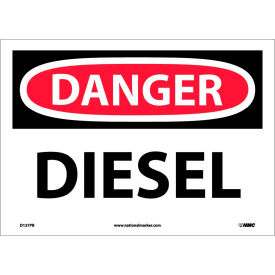 NMC D127PB OSHA Sign Danger Diesel 10