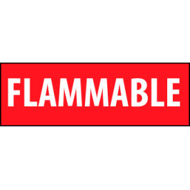 NMC™ Fire Safety Vinyl Sign Flammable 12