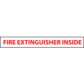NMC™ Fire Safety Vinyl Sign Fire Extinguisher Inside 16