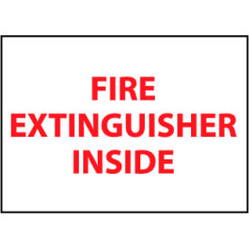 NMC™ Fire Safety Vinyl Sign Fire Extinguisher Inside 9