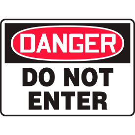 AccuformNMC™ Safety Sign Danger Do Not Enter 7