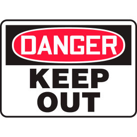 AccuformNMC™ Safety Sign Danger Keep Out 7