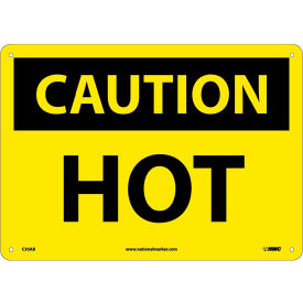 Safety Signs - Caution Hot - Aluminum MCPG612VA