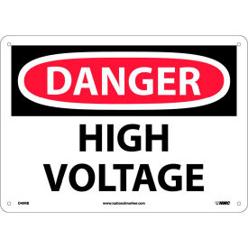 Safety Signs - Danger High Voltage - Rigid Plastic 10