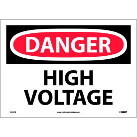 Safety Signs - Danger High Voltage - Vinyl 10