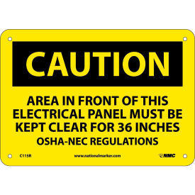 Safety Signs - Caution Area - Rigid Plastic 7