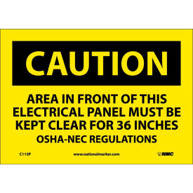 Safety Signs - Caution Area - Vinyl 7