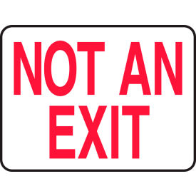 AccuformNMC™ Safety Sign Not An Exit 7