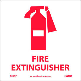 Graphic Facility Signs - Fire Extinguisher - Vinyl 4x4 S21AP