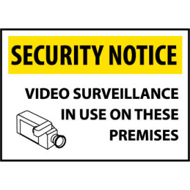 Security Notice Aluminum - Video Surveillance In Use On These Premises SN20AC