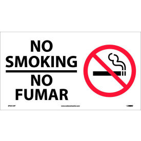 Bilingual Vinyl Sign - No Smoking SPSA124P