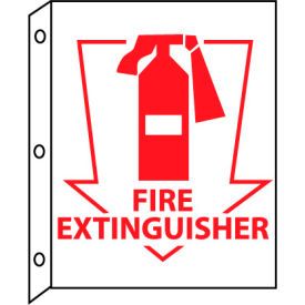 NMC™ Fire Flange Plastic Sign Fire Extinguisher 8