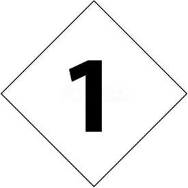 NMC DCN61 NFPA Label Number 1 7-1/2