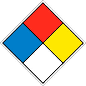 NMC HMS10P Hazardous Materials Systems Label 10-1/2