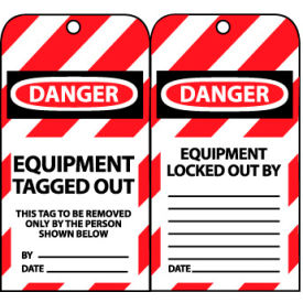 Lockout Tags - Equipment Tagged Out LOTAG20