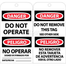 NMC RPT90 Tags Bilingual Lock Out Tag 6