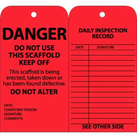 NMC SPT1 Tags Scaffold Inspection W/Grommet 6