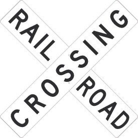 NMC TM9326K Traffic Sign Railroad Crossing Sign 48