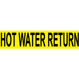 NMC™ Pressure Sensitive Pipe Marker Hot Water Return 14