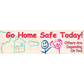 Accuform MBR832 Go Home Safe Today Banner 96
